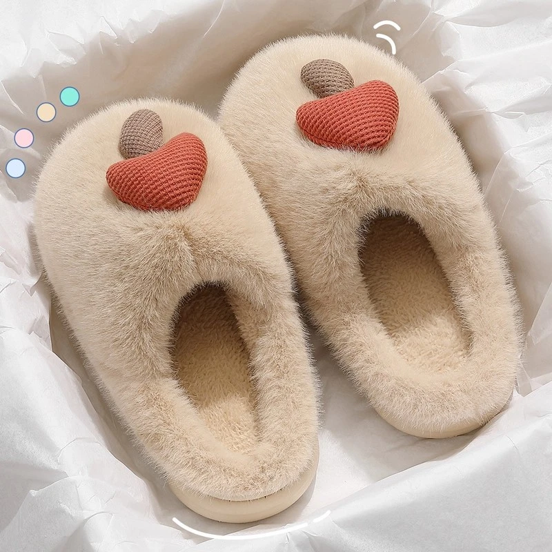 踩屎感棉拖鞋女款2025新款秋冬季家居室内保暖可爱毛绒拖鞋男冬天