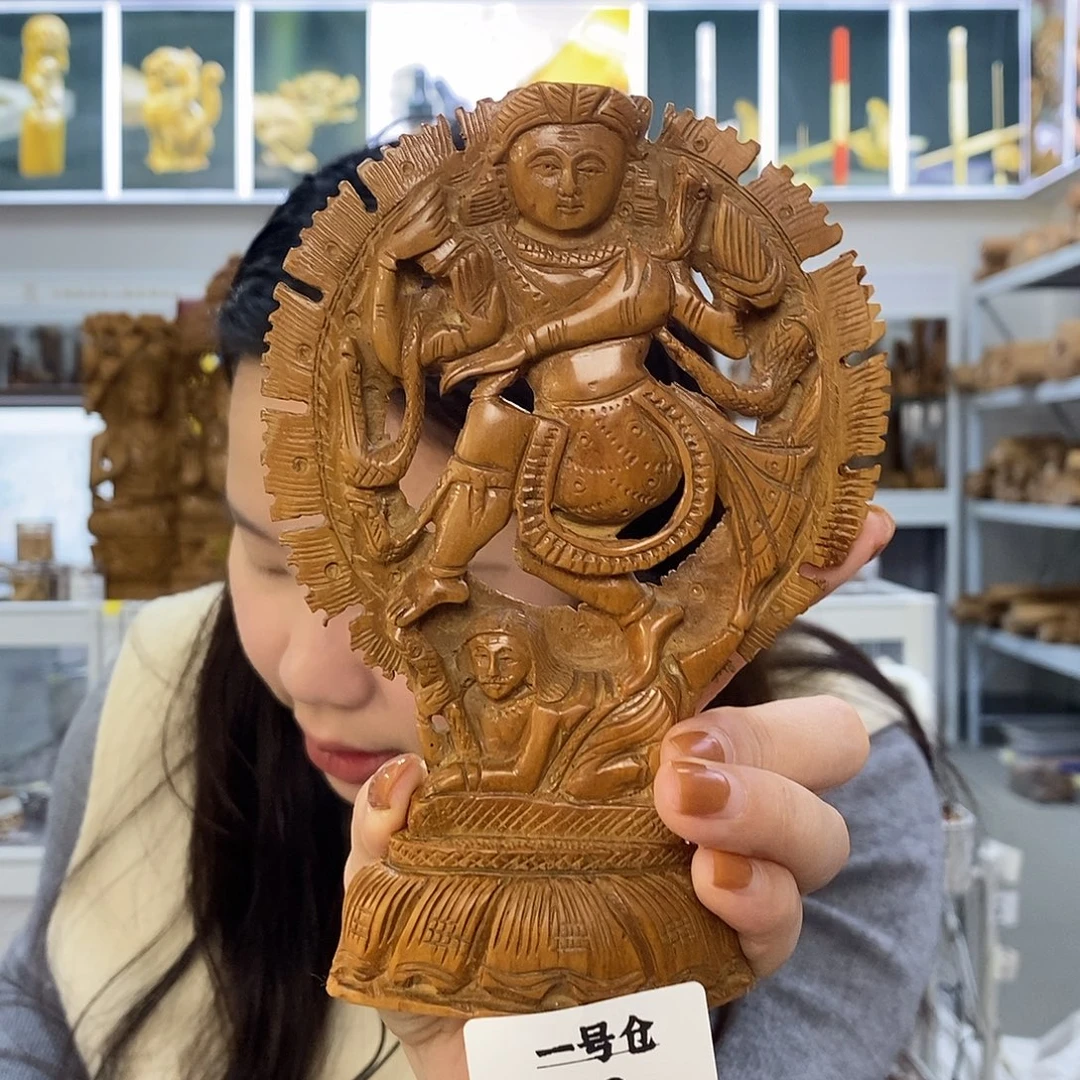 檀香木其他1号仓老山檀香摆件77克