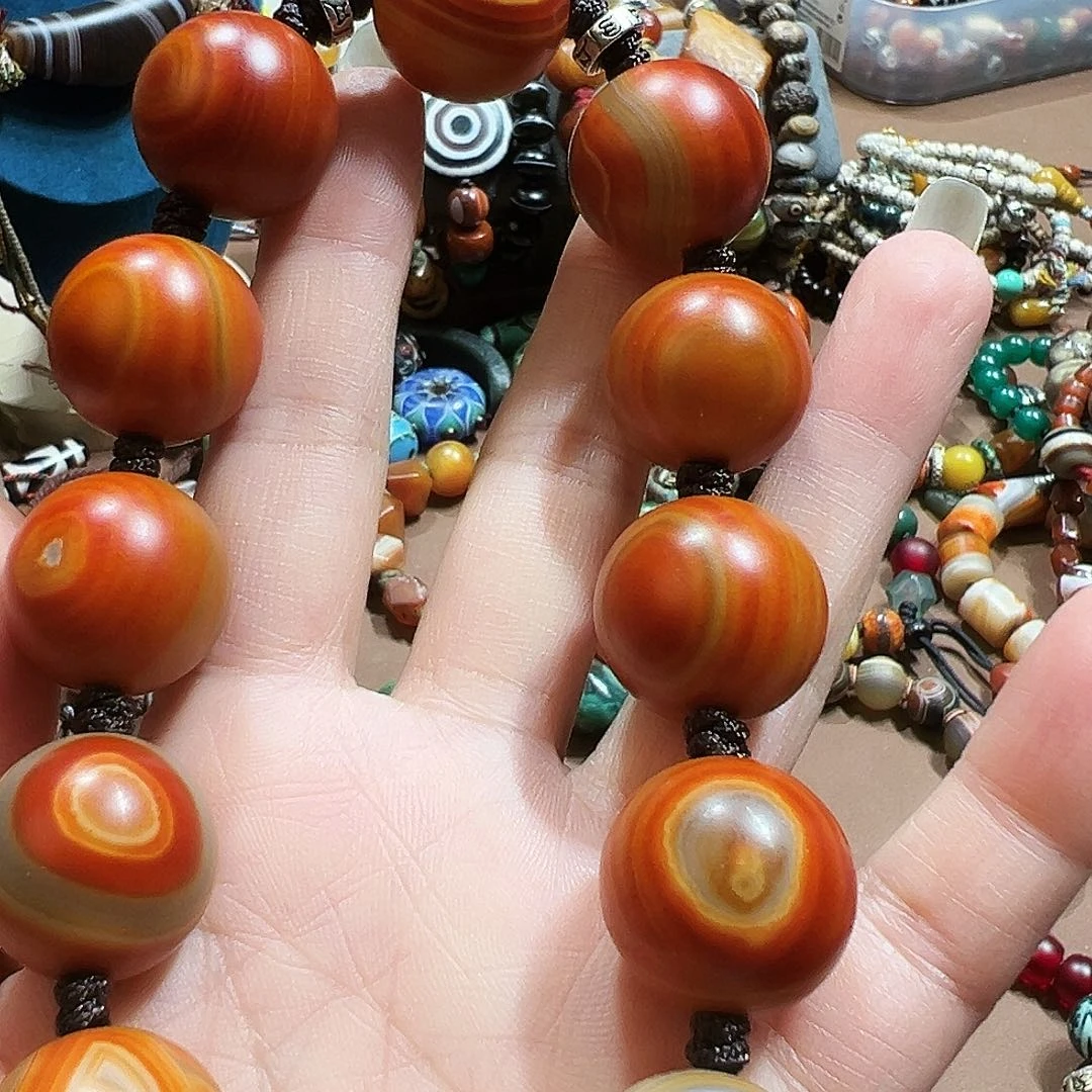 玛瑙/玉髓手串未镶嵌桦