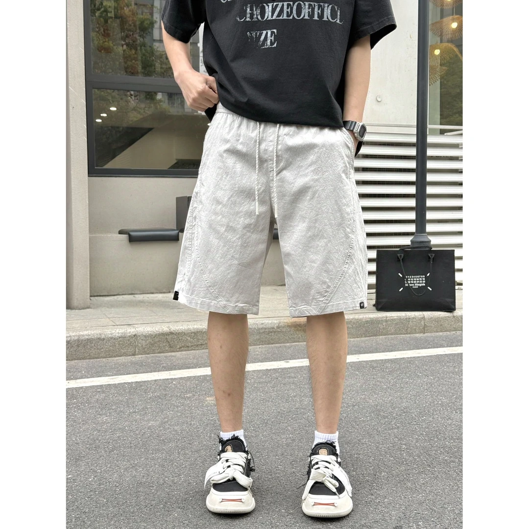 2025夏季薄款短裤五分短裤简约时尚短裤纯色短裤休闲短裤潮