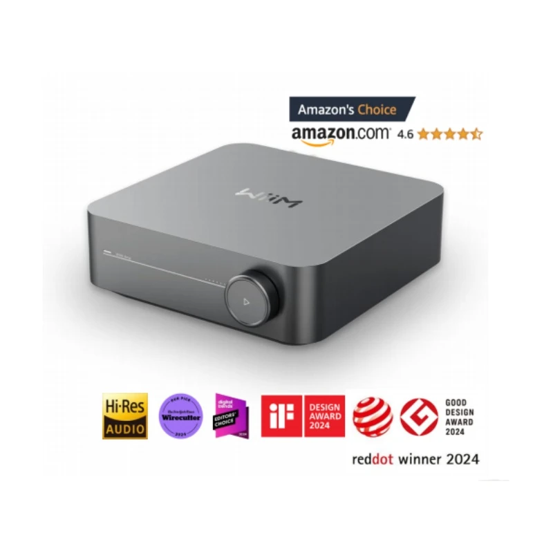 美国WiiM AMP PRO 音乐播放器（带功放）流媒体数播解码Wifi蓝牙