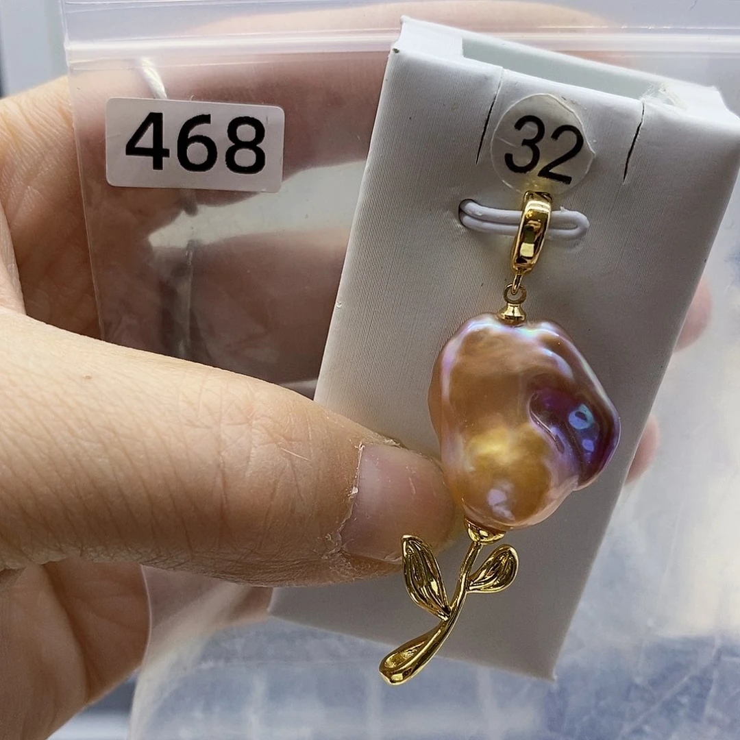 颈饰合金淡水珍珠