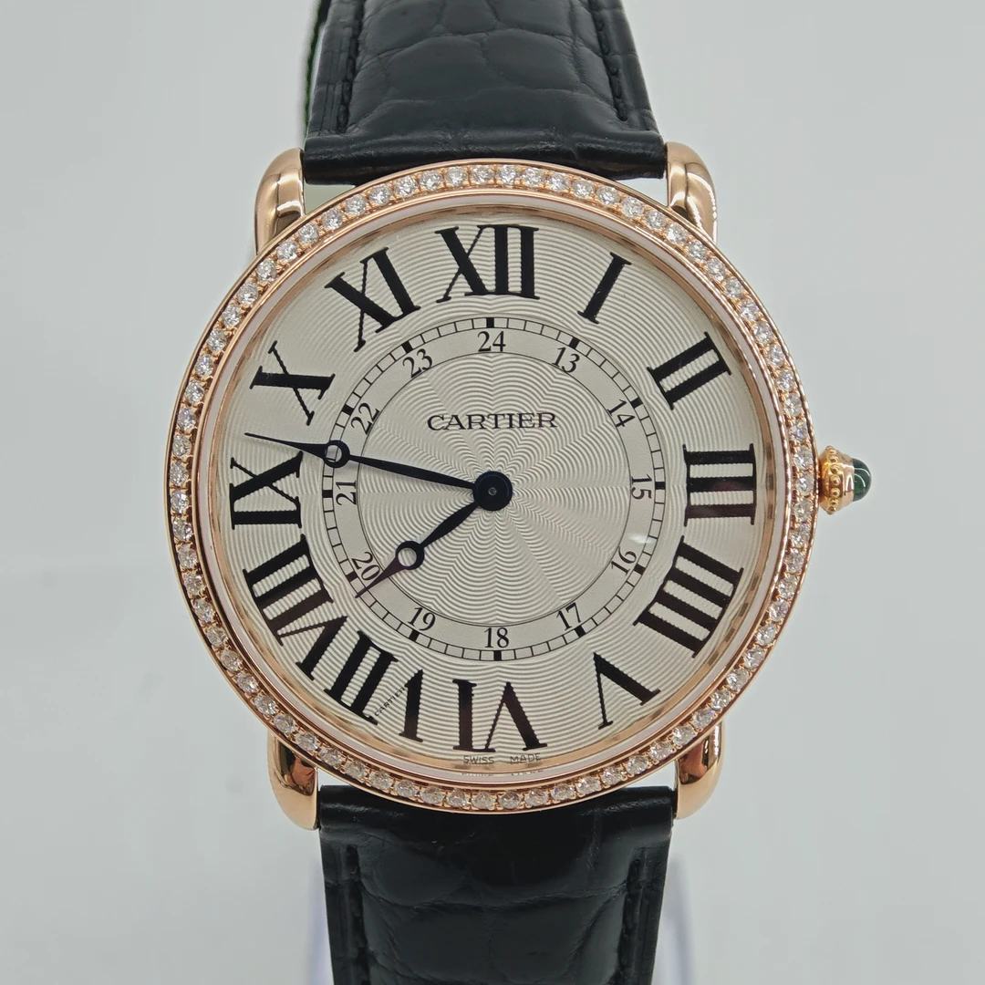 95新 Cartier/卡地亚 卡地亚伦敦系列 手动机械 后钻 42mm 18k