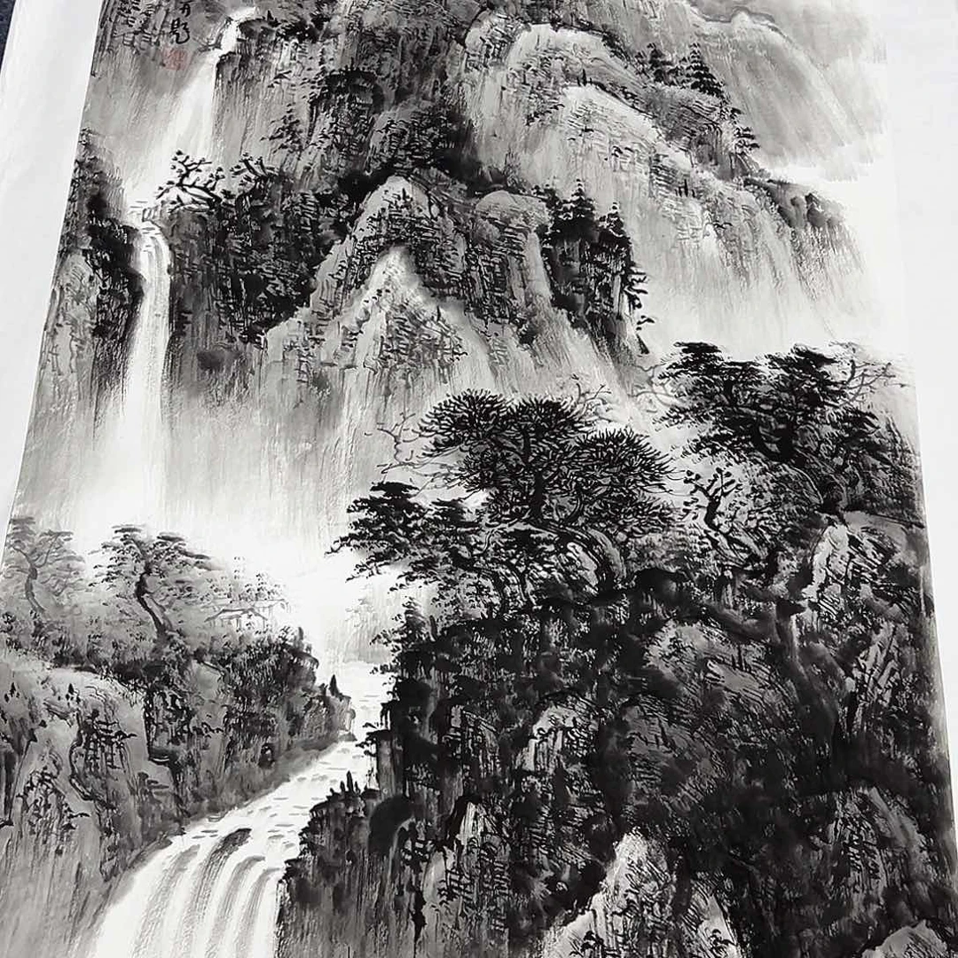 国画事事顺心如意万事