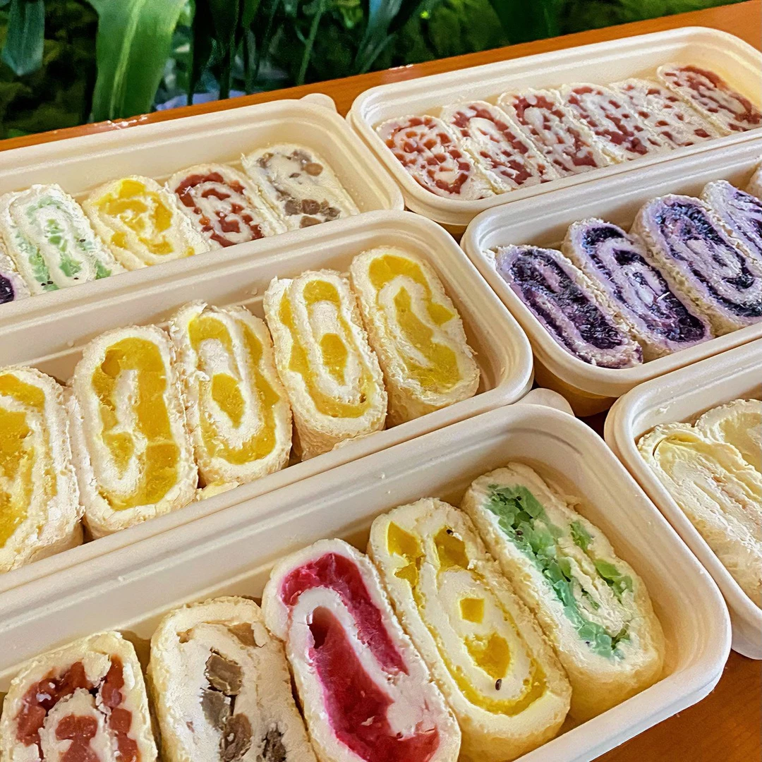 内蒙鲜奶皮子卷美食