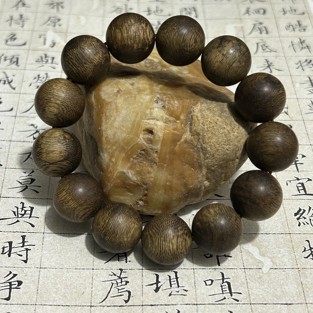 z-979【马泥涝虎斑老料沉水】18mm，50.65g