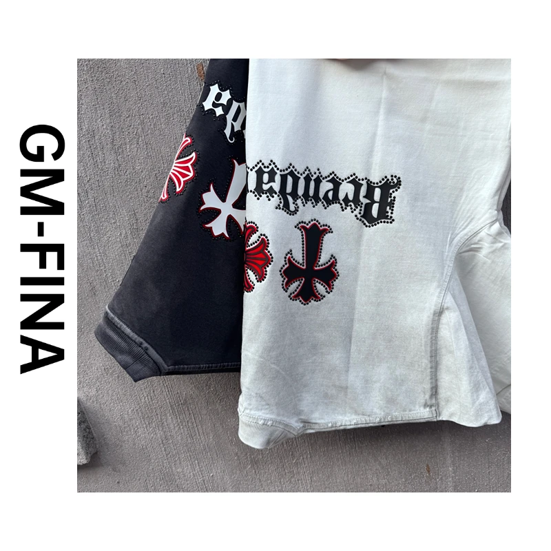 【GM】春夏季新款轻奢高品T恤圆领时尚宽松百搭男女款A22