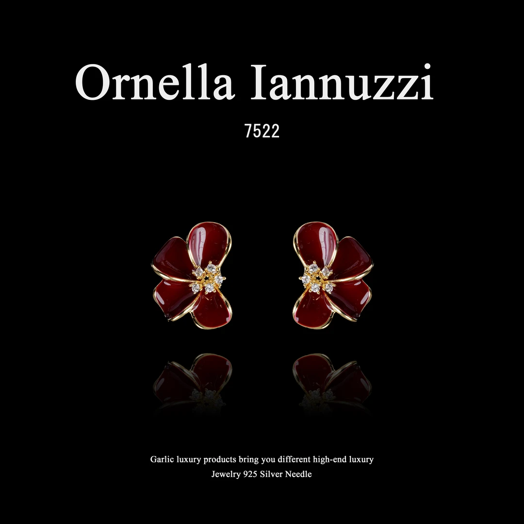 镀K金 Ornella Iannuzzi耳饰~7522