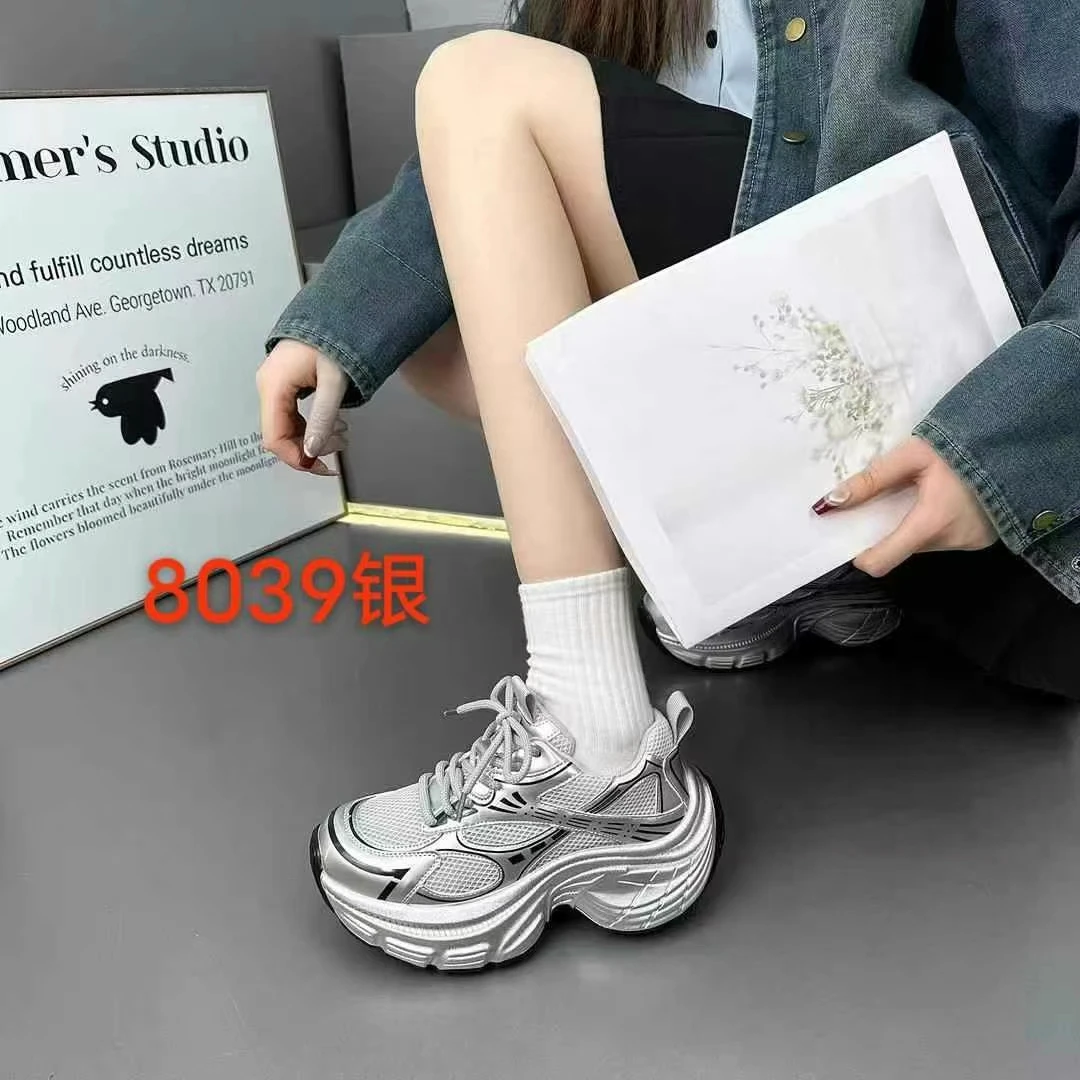 8039老爹鞋女2025夏季新款百搭时尚休闲洋气运动单鞋