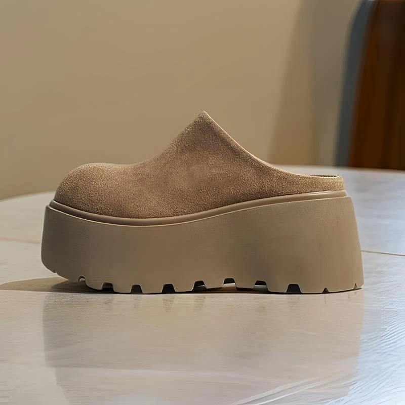 【春款勃肯鞋拖】（7cm)增高百搭复古外穿韩版百搭女鞋子厚底休闲