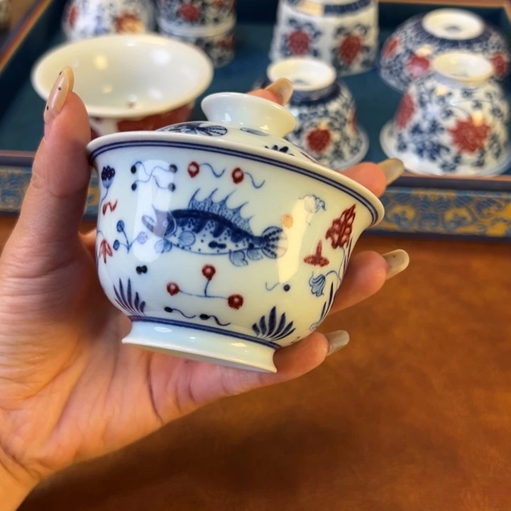 瓷片景德镇陶瓷手工手绘