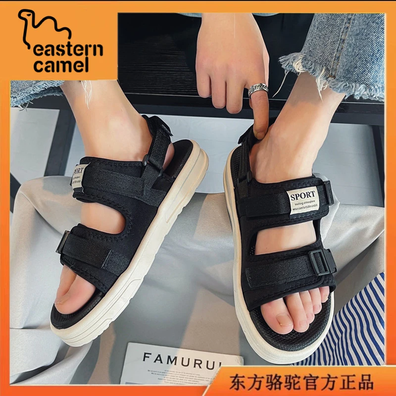东方骆驼凉鞋女款夏季休闲运动开车沙滩鞋女士大码防滑时尚凉拖鞋