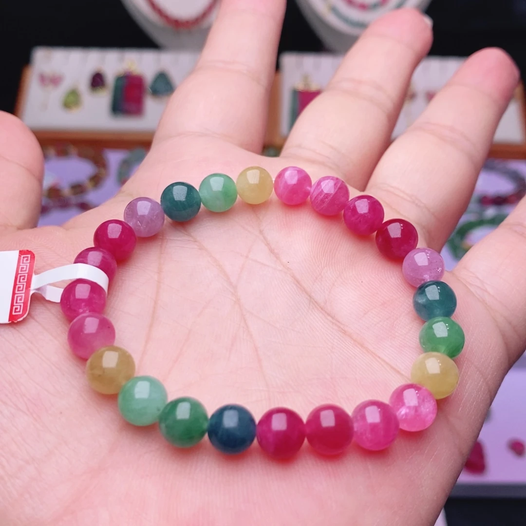 碧玺未镶嵌手链碧玺