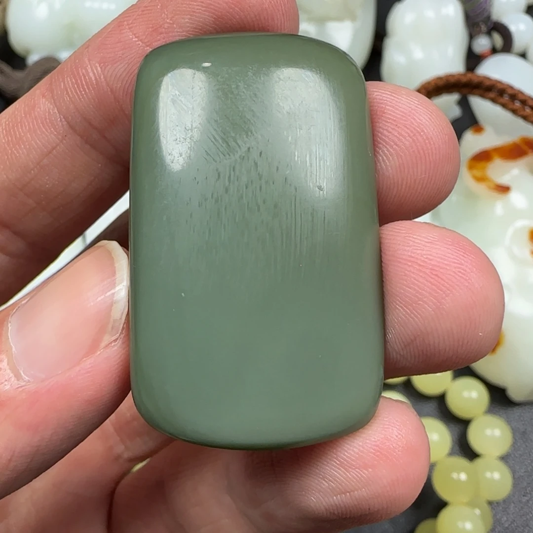 和田玉未镶嵌吊坠(不含链)