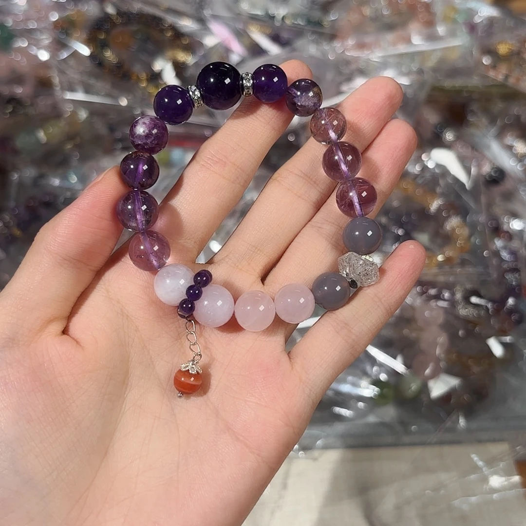 未镶嵌水晶手链手链