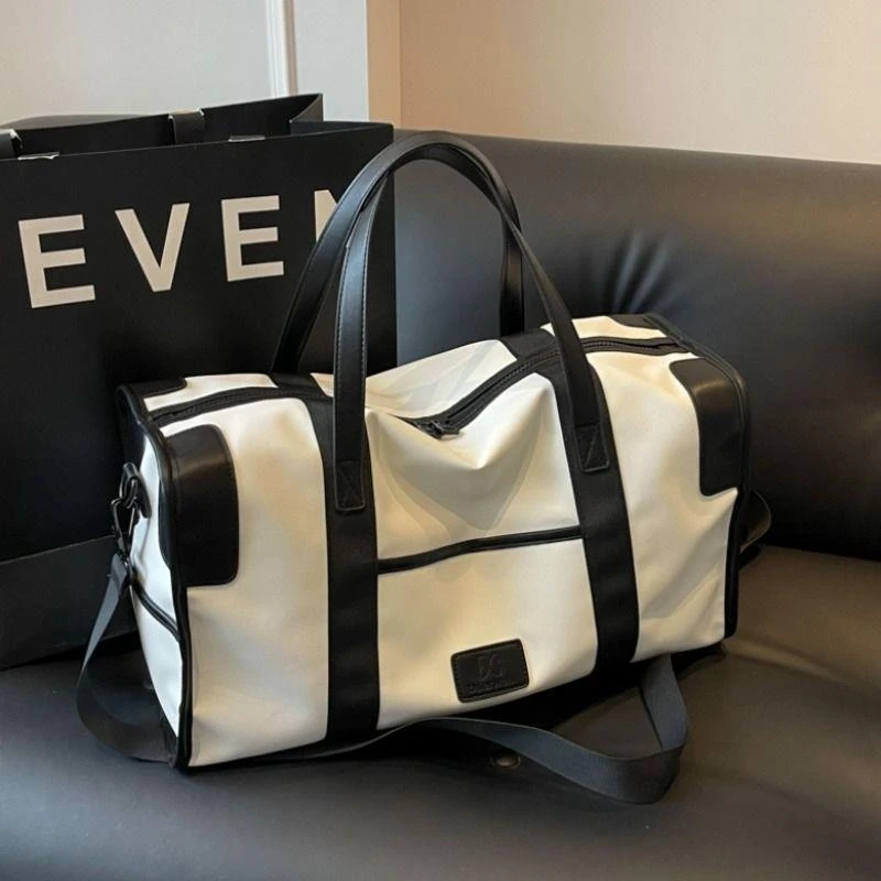 短途出差大容量旅行包轻便收纳包行李包时尚健身包单肩待产包潮