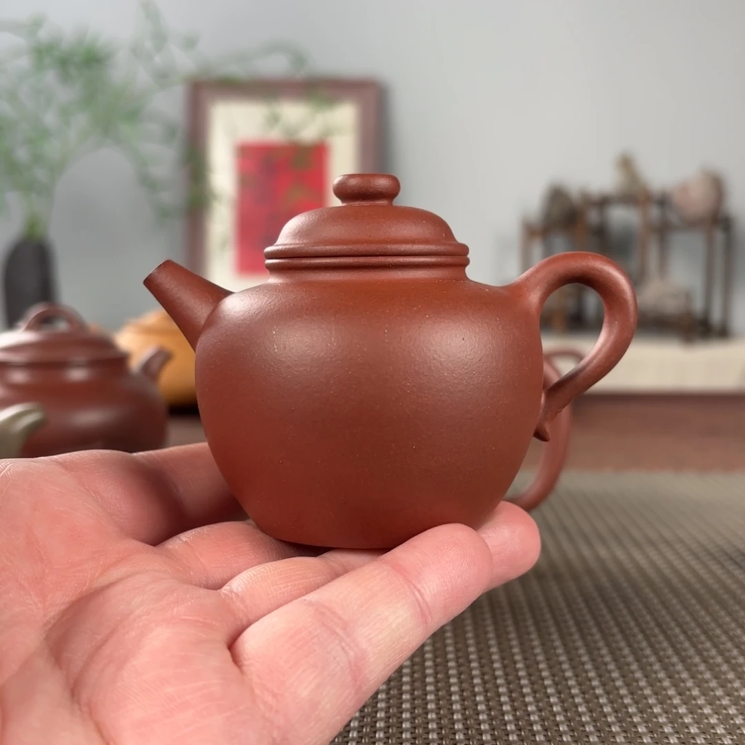 紫砂茶壶微瑕黄龙山原矿紫砂壶