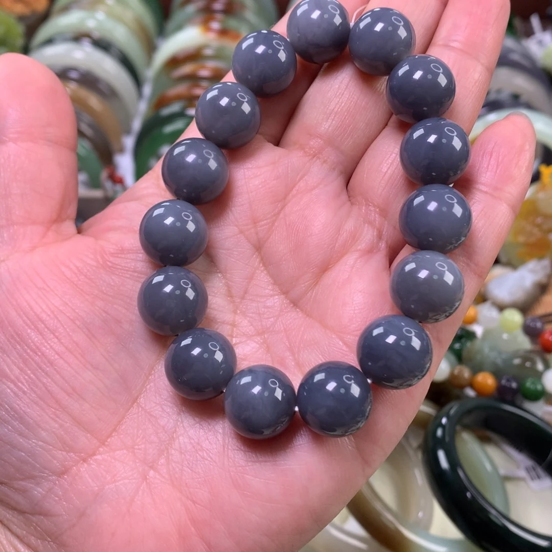 和田玉未镶嵌手链卡14