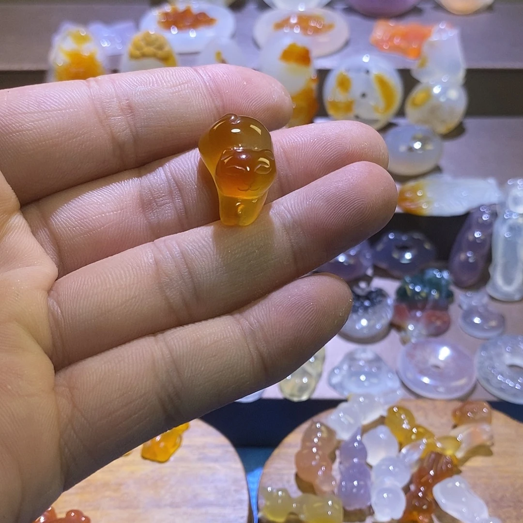 初***心玛瑙/玉髓未镶嵌颈饰