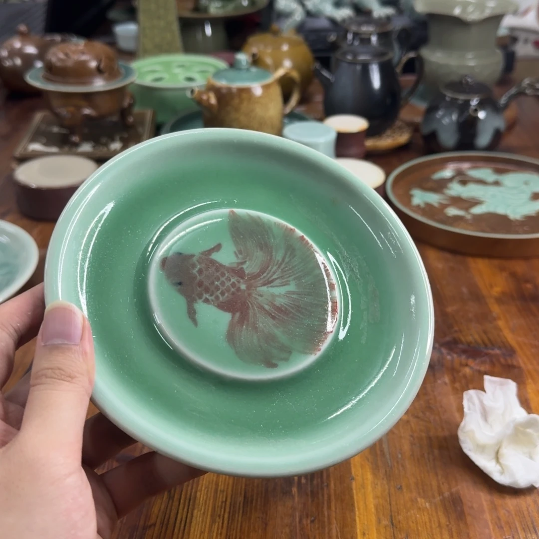 小仲青瓷茶器微瑕4642