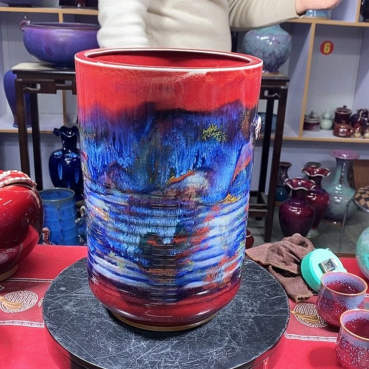 瓶中国神垕精品钧瓷