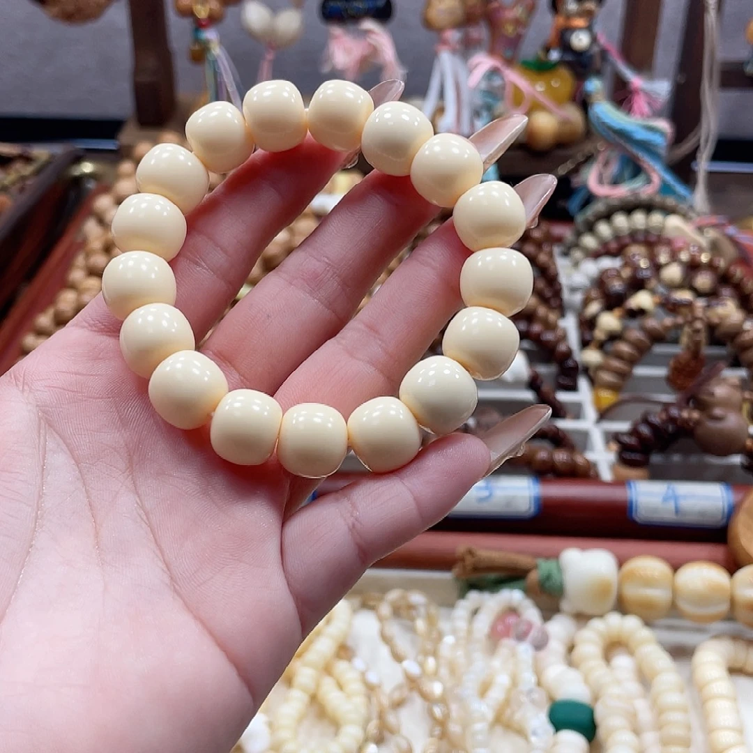 稻***香猴头核桃吊坠象牙果老型卡12手串 有坑珠子换掉