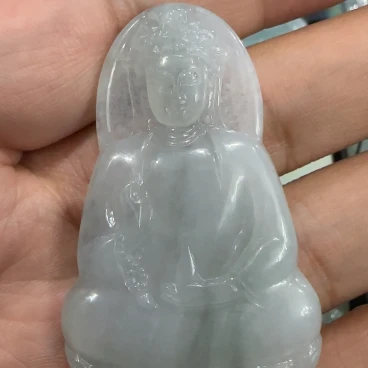 翡翠未镶嵌颈饰翡翠观音