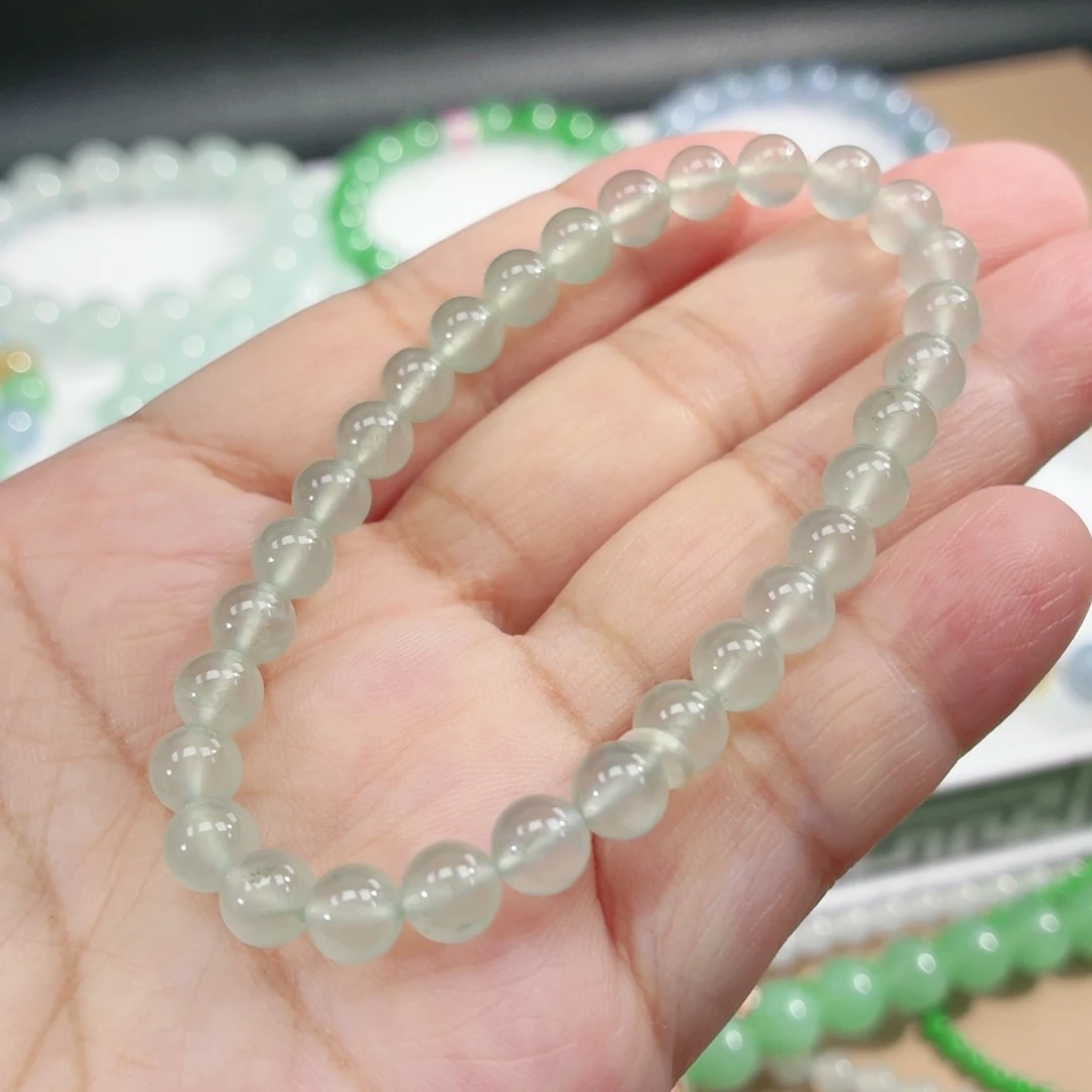 翡翠未镶嵌手链卡6