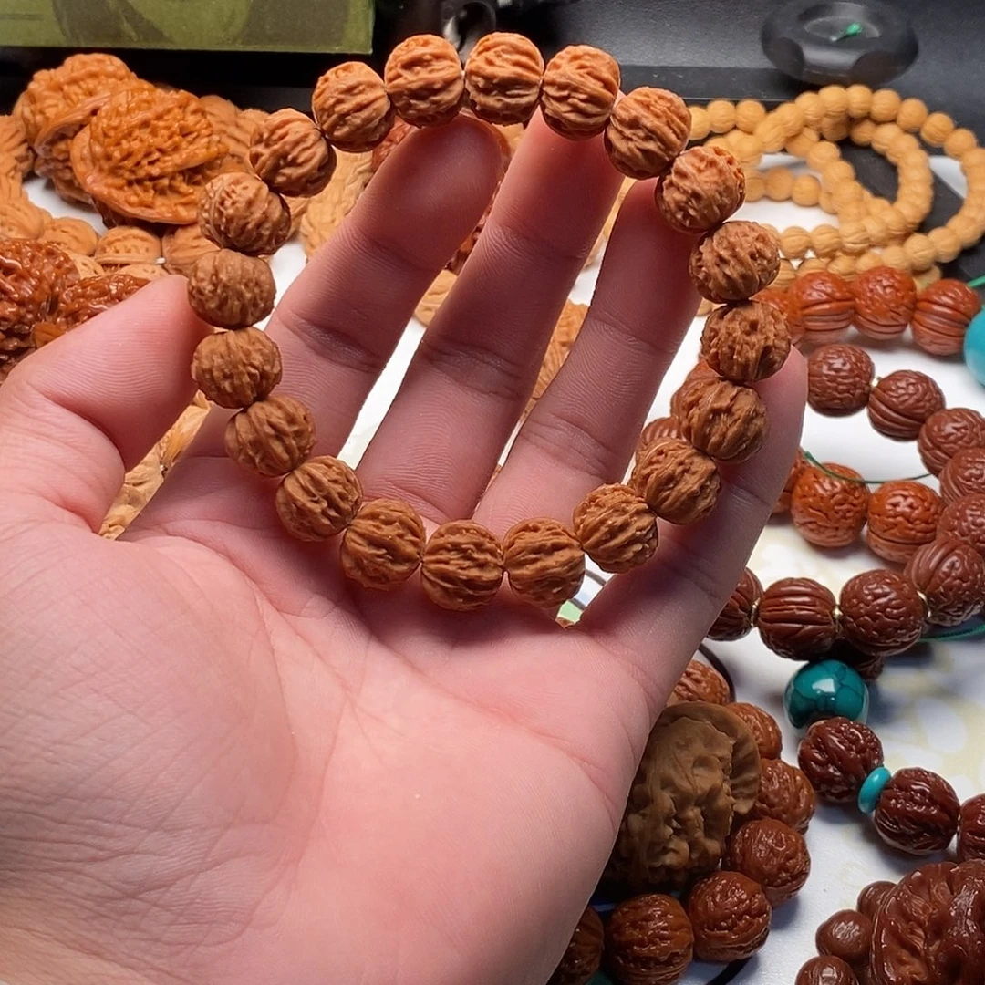 文玩核桃把件14京八棱