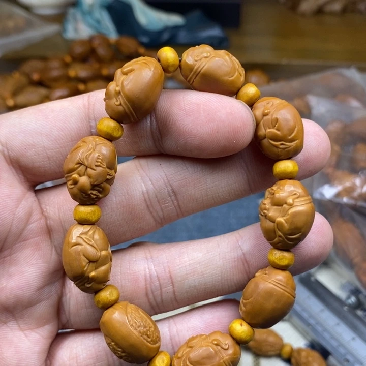 橄榄核手串/手链橄榄核雕工艺手串