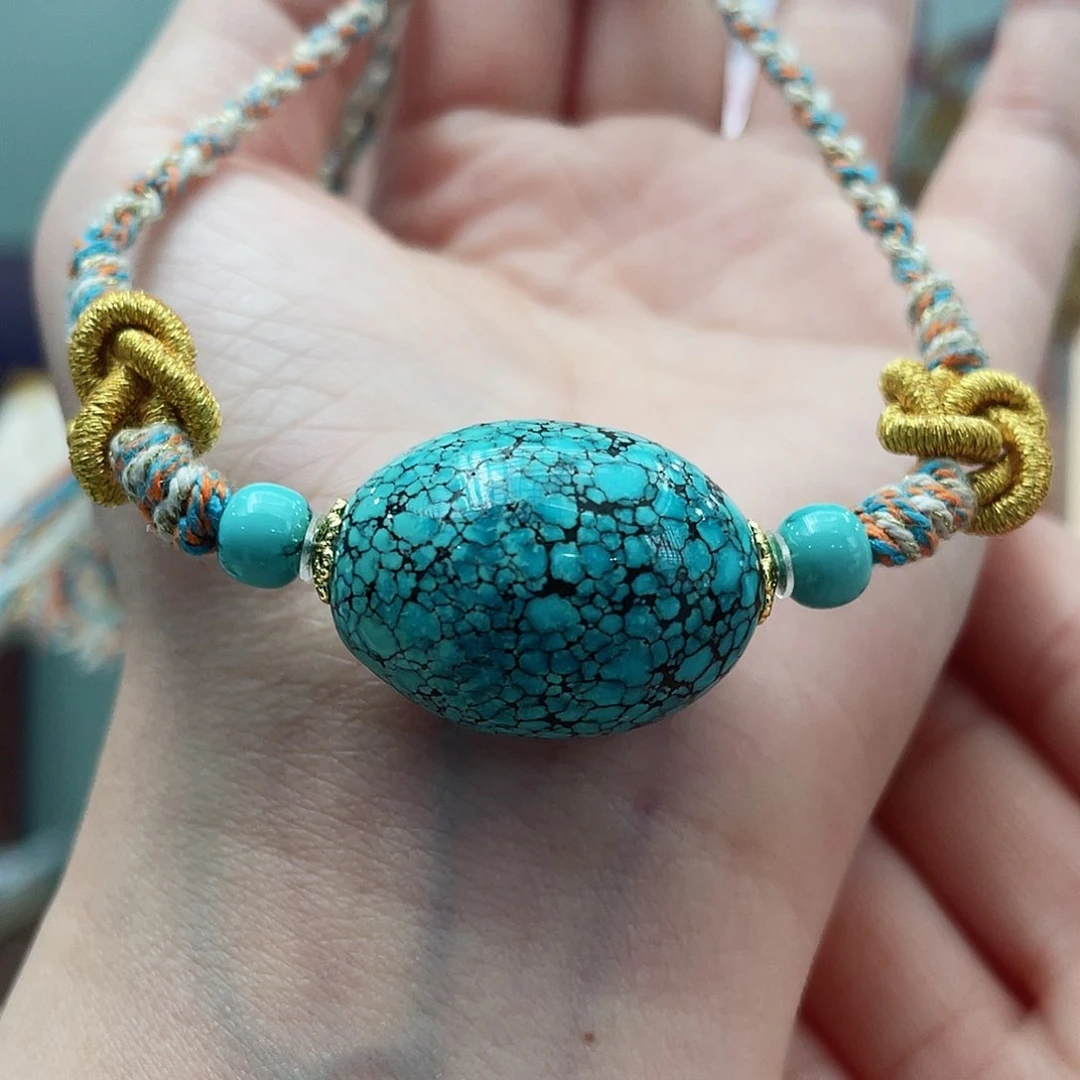 绿松石颈饰未镶嵌梓**墨