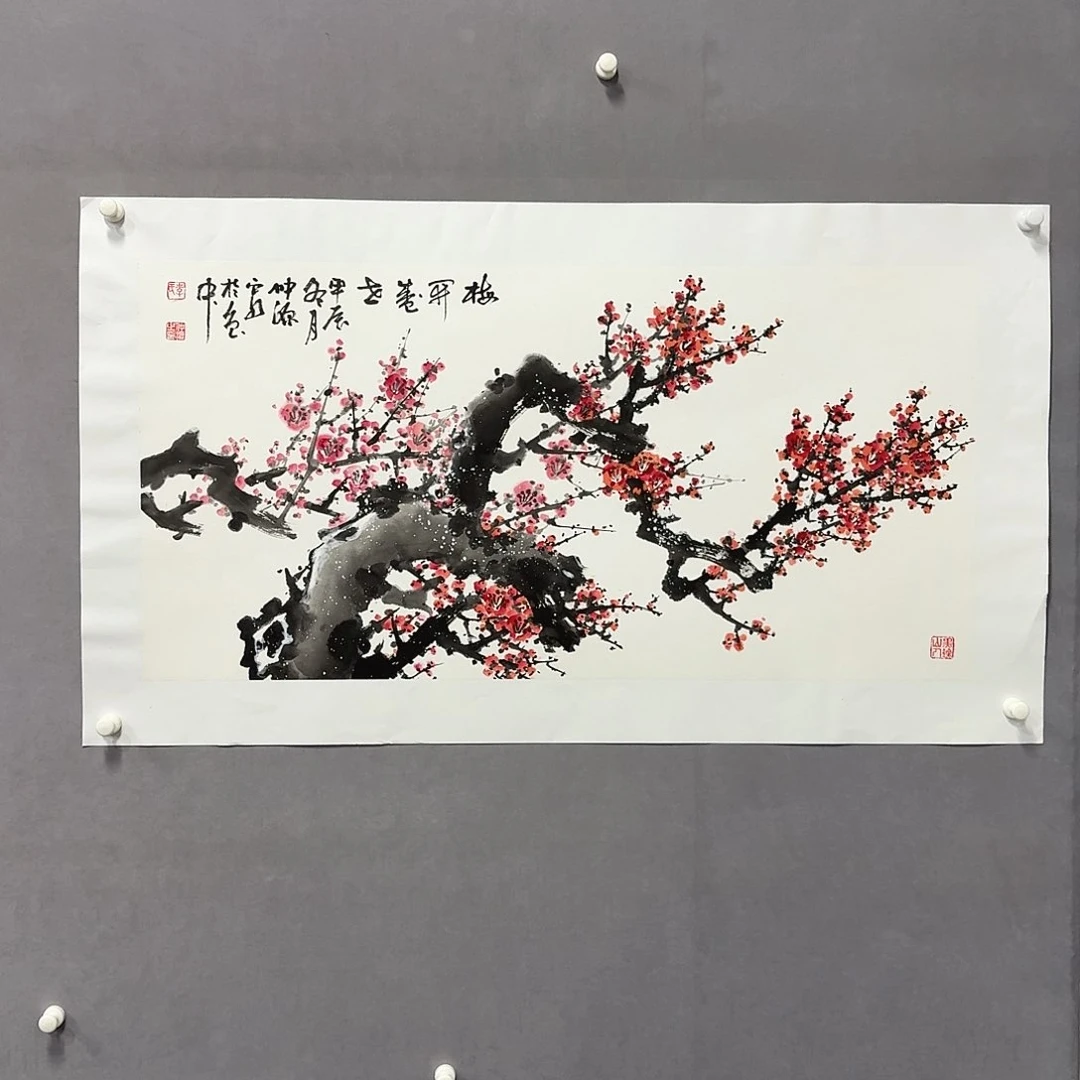 国画亲笔手绘放心去藏