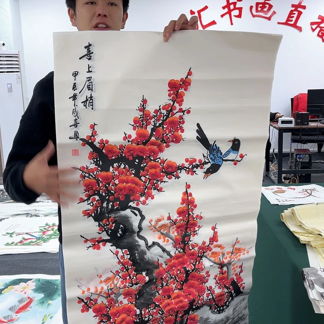 国画宣纸国画纯手绘作品