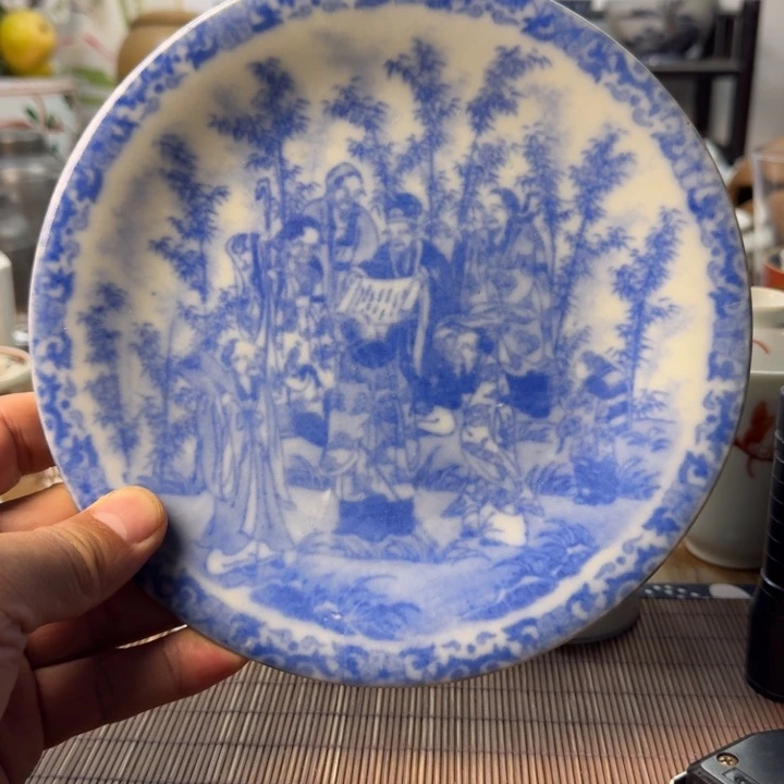 青花瓷器杯子茶具