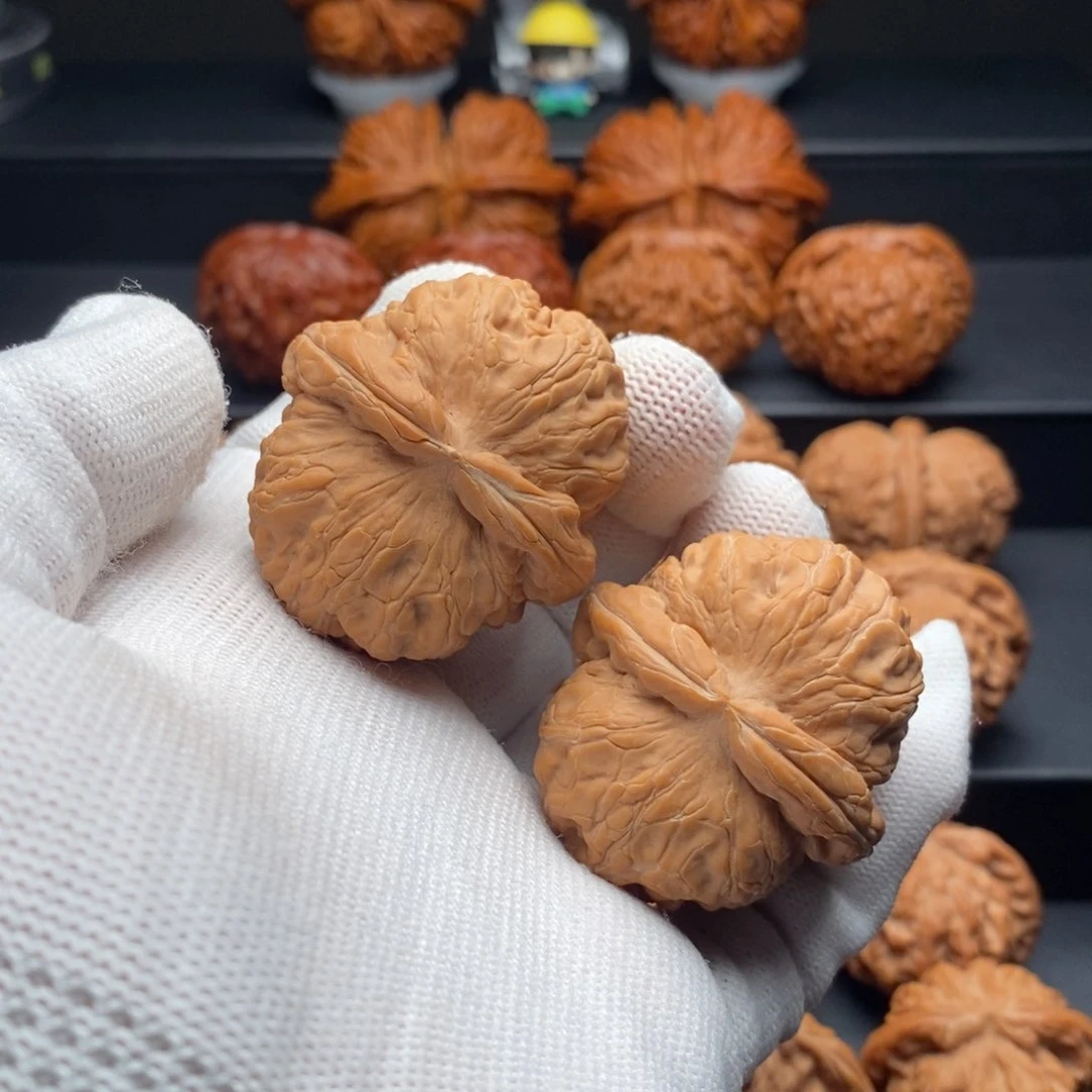 把件文玩核桃45尺全品平谷元宝