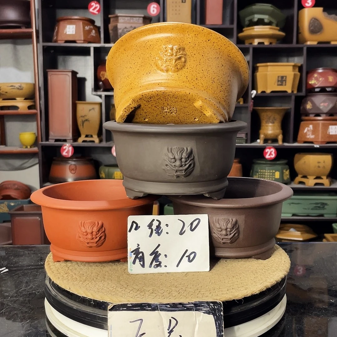 D-盆尚好紫砂花盆