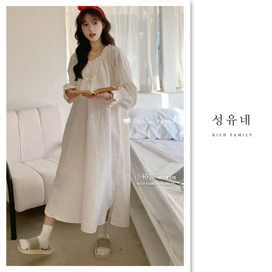 ins爆款/超舒适睡裙/韩国pb品牌正品/气女神质/新品/女睡衣/325