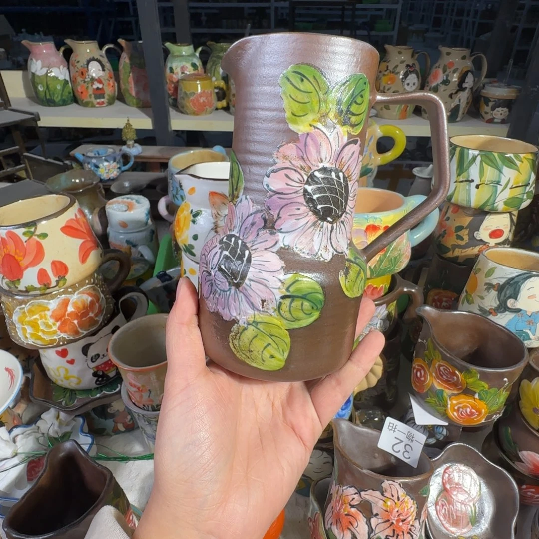 紫砂景德镇手工陶瓷釉下彩正品33