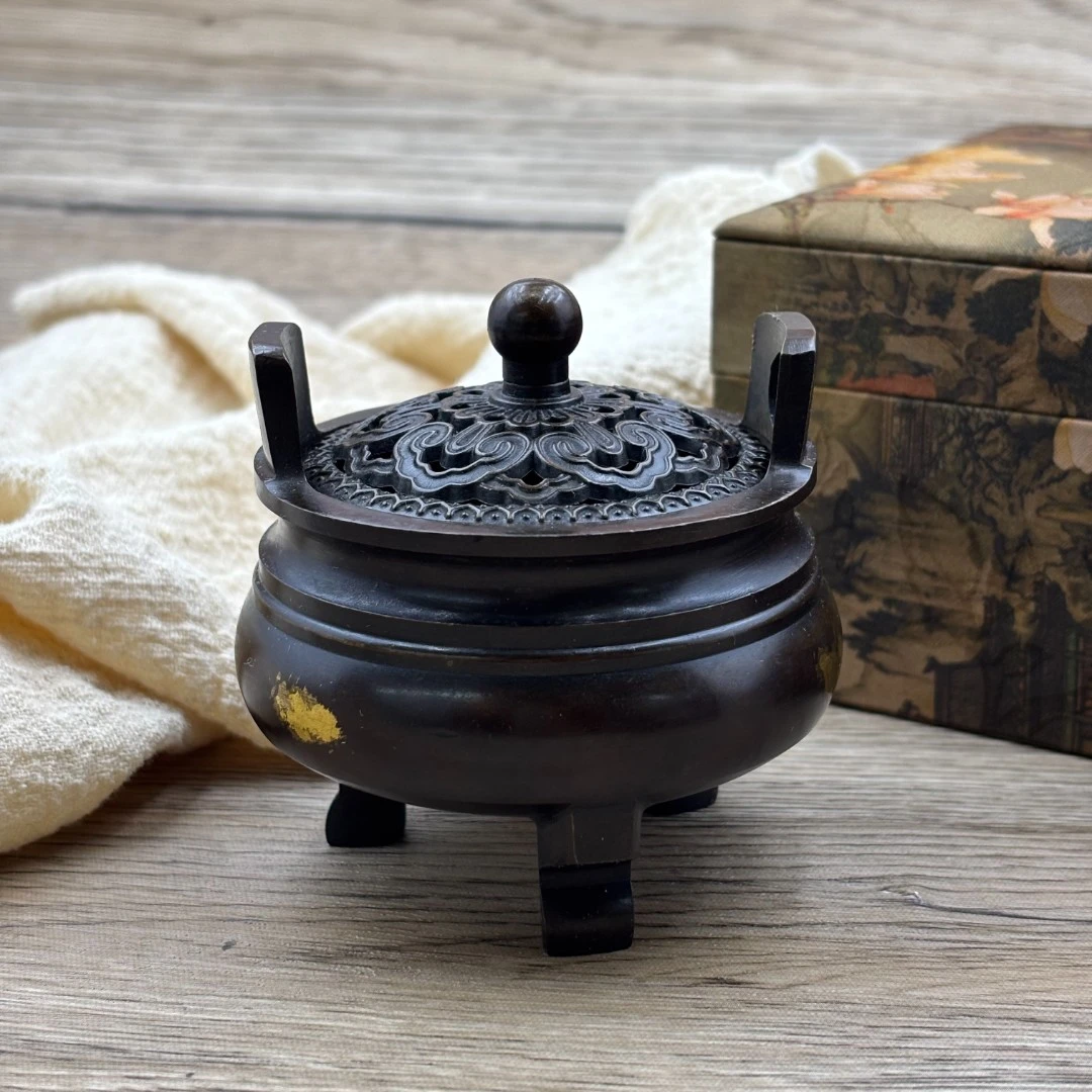 铜吊坠 【晟伊】小香炉摆件（多样性发其一）