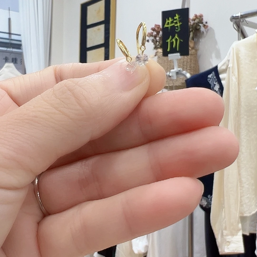 银S925镶嵌耳饰托帕石专属福利