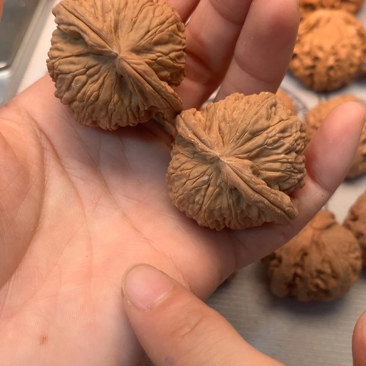 吊坠文玩核桃全品白狮子41