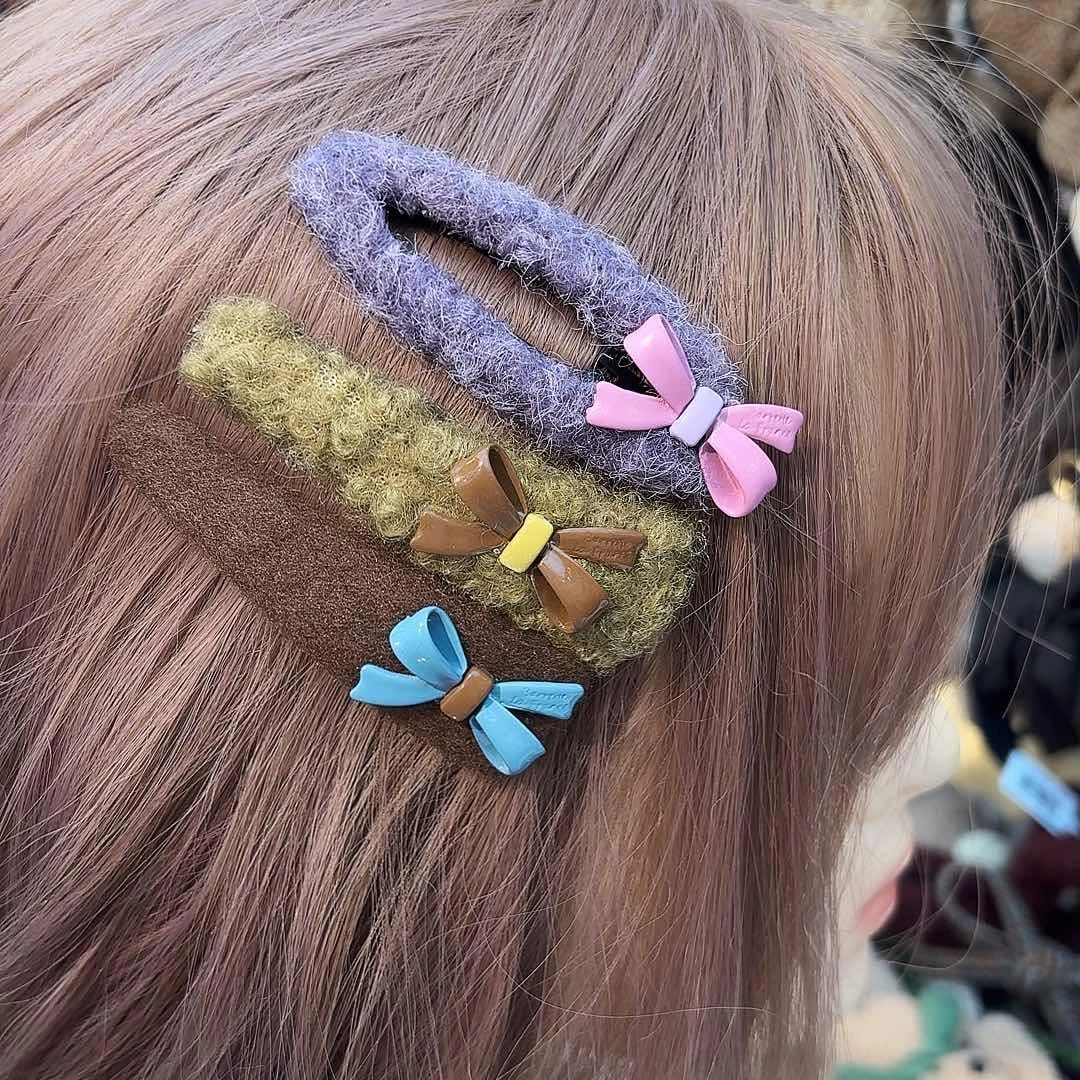 布艺铁合金拜拜夹组合3件