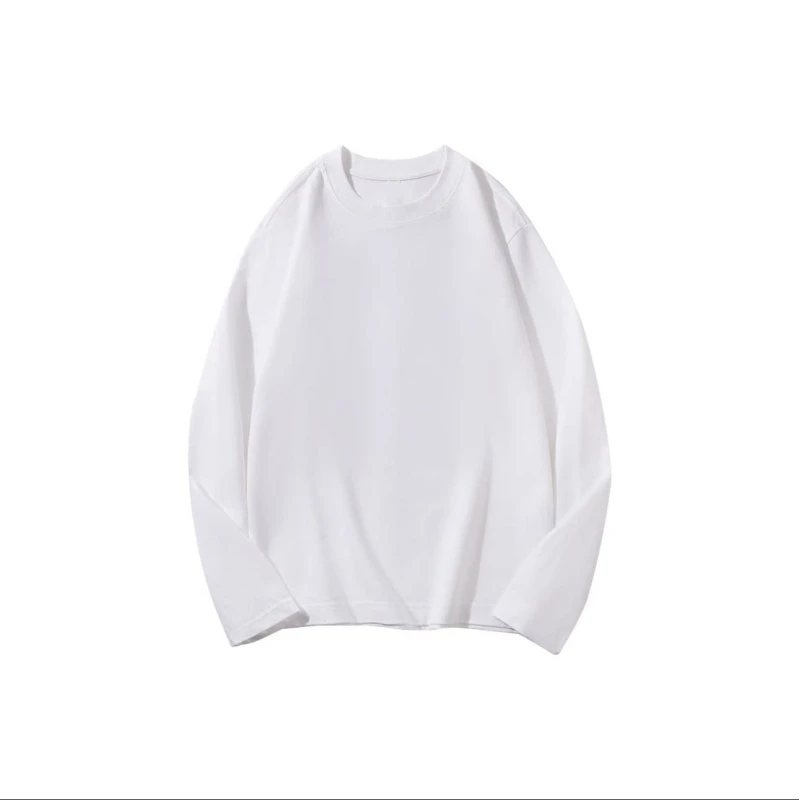 春季新款百搭长袖白色纯棉G7-TX78278