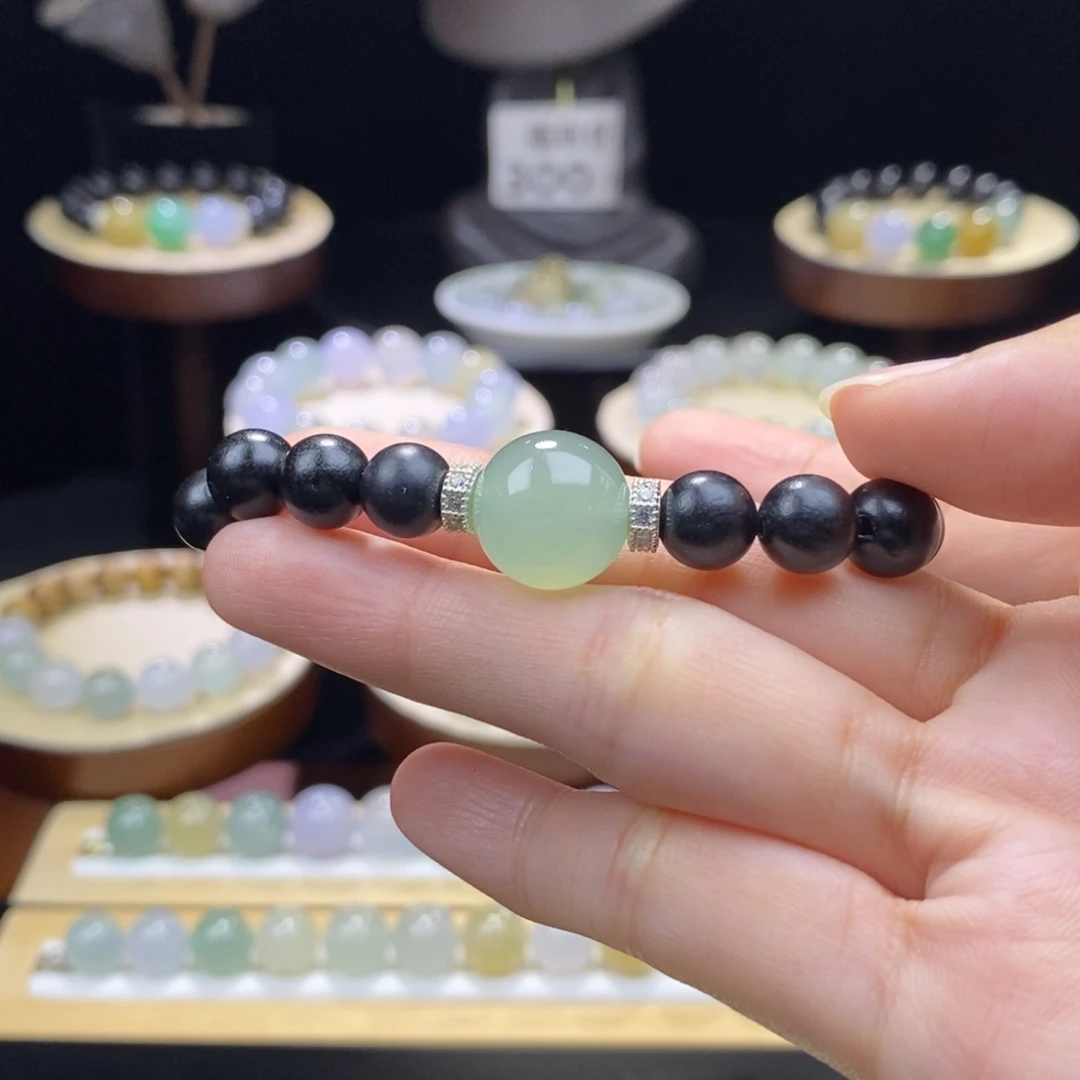 翡翠散珠卡13碧绿