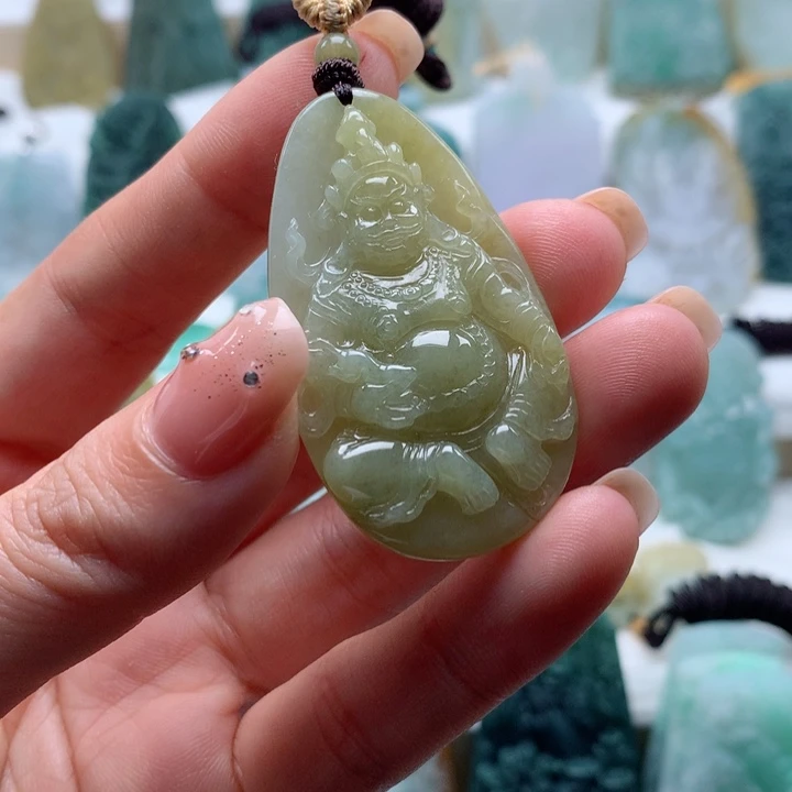定制翡翠未镶嵌财神