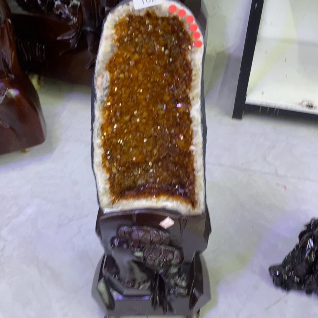 水晶摆件婷未镶嵌