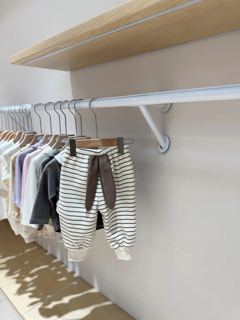 2025秋冬新款裤子加厚款休闲运动裤长耳朵宽松加绒裤子91625105