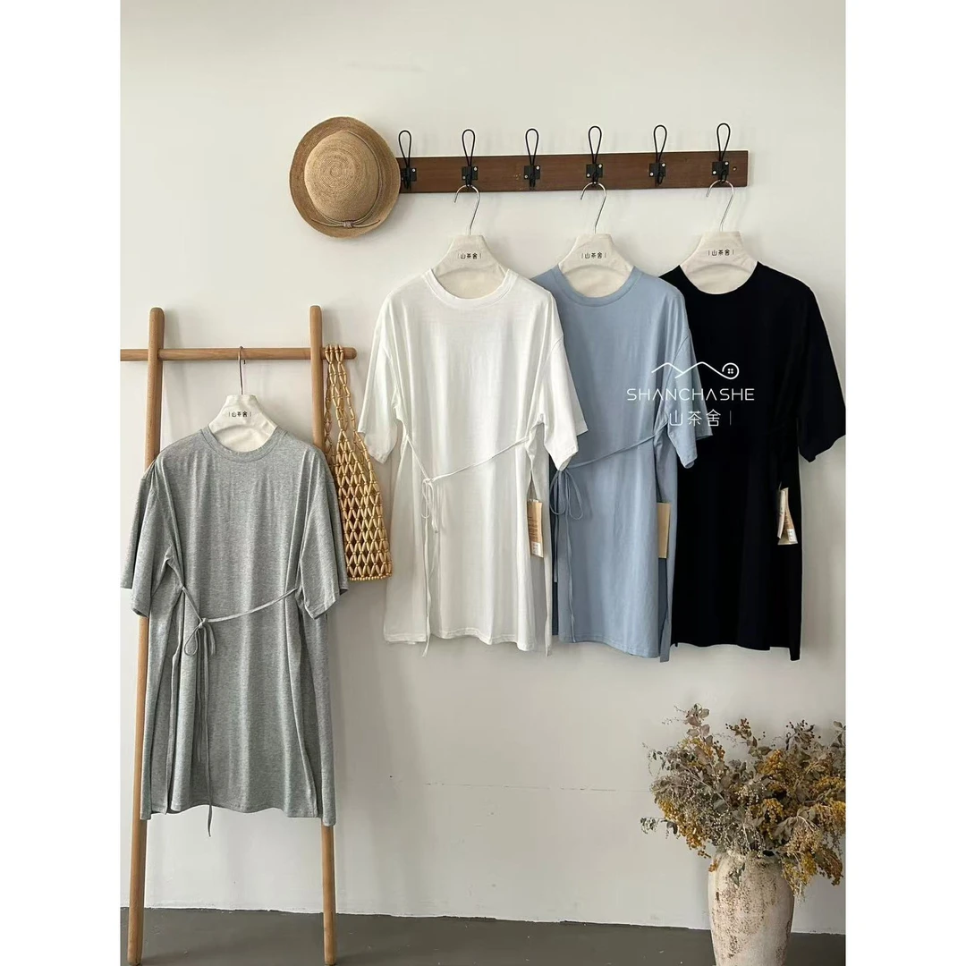 叨叨推荐款 SCS#8207#长款短袖上衣 X