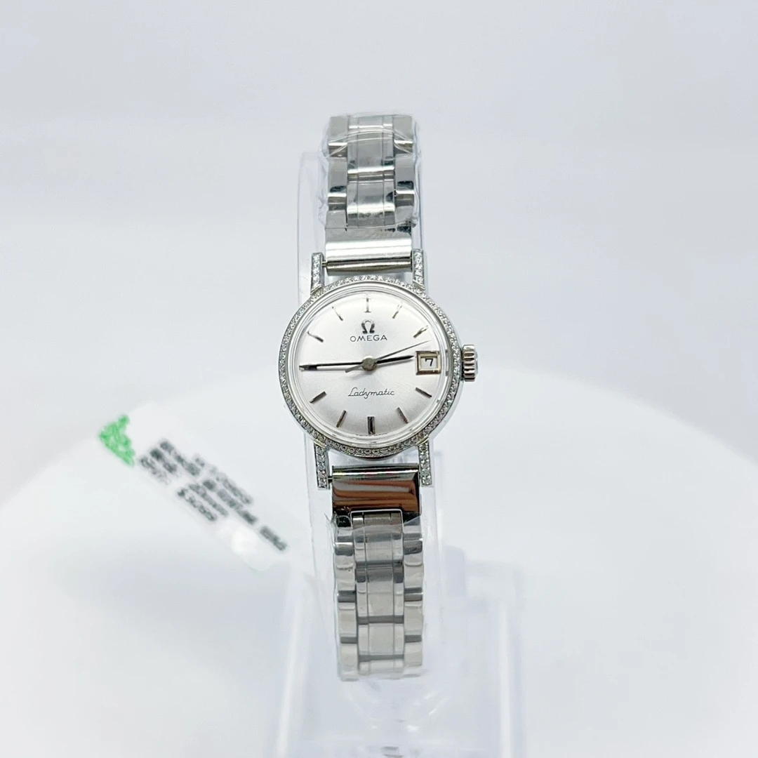 95新 Omega/欧米茄 自动机械表后钻20mm/公价32999/w10969