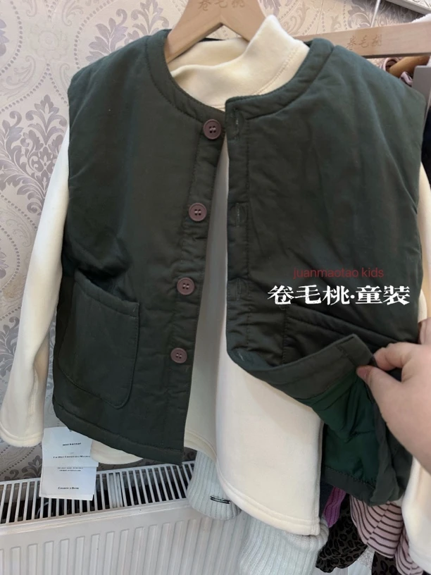 男女同款日系棉袄马甲